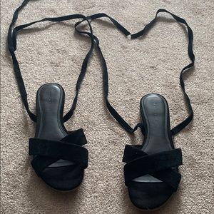 Marc Fisher tie up sandals